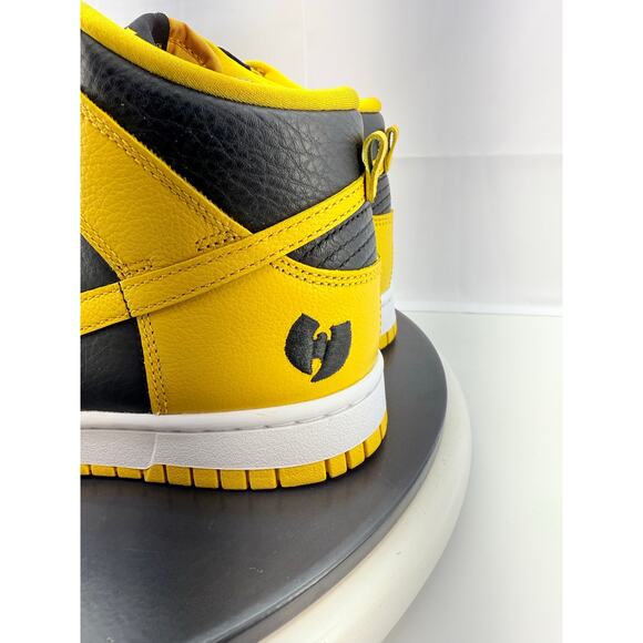 Nike Dunk High Wu-Tang Clan Retro Womens 7.5 Black Yellow Sneakers HJ4320-001 - Picture 2 of 11